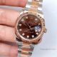 EWF Swiss 3235 Rolex Datejust Replica Watch 2-Tone Rose Gold Brown Dial (3)_th.jpg